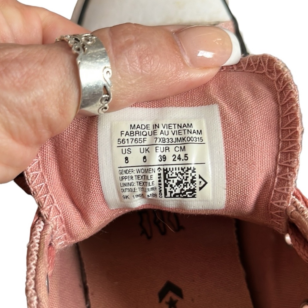 Converse Chuck Taylor All Star Madison OX Women's Shoes Rust Pink/White - Picture 9 of 13